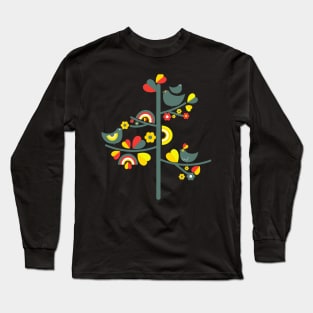 Birds on a tree Long Sleeve T-Shirt